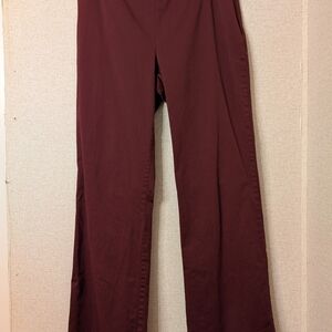 George Burgundy Stretch Pants